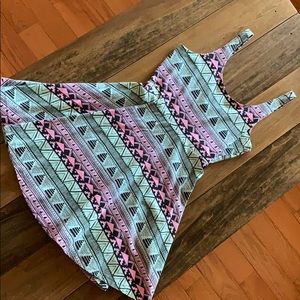 Pink brand skater dress